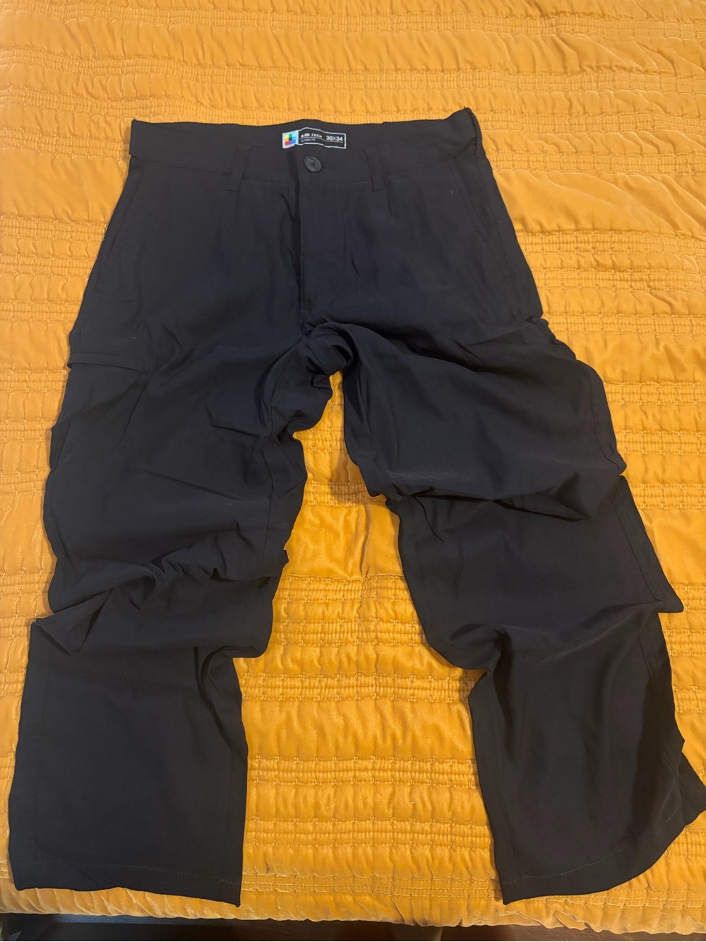 Men's Black Cargo Pants – Lightweight Utility Style